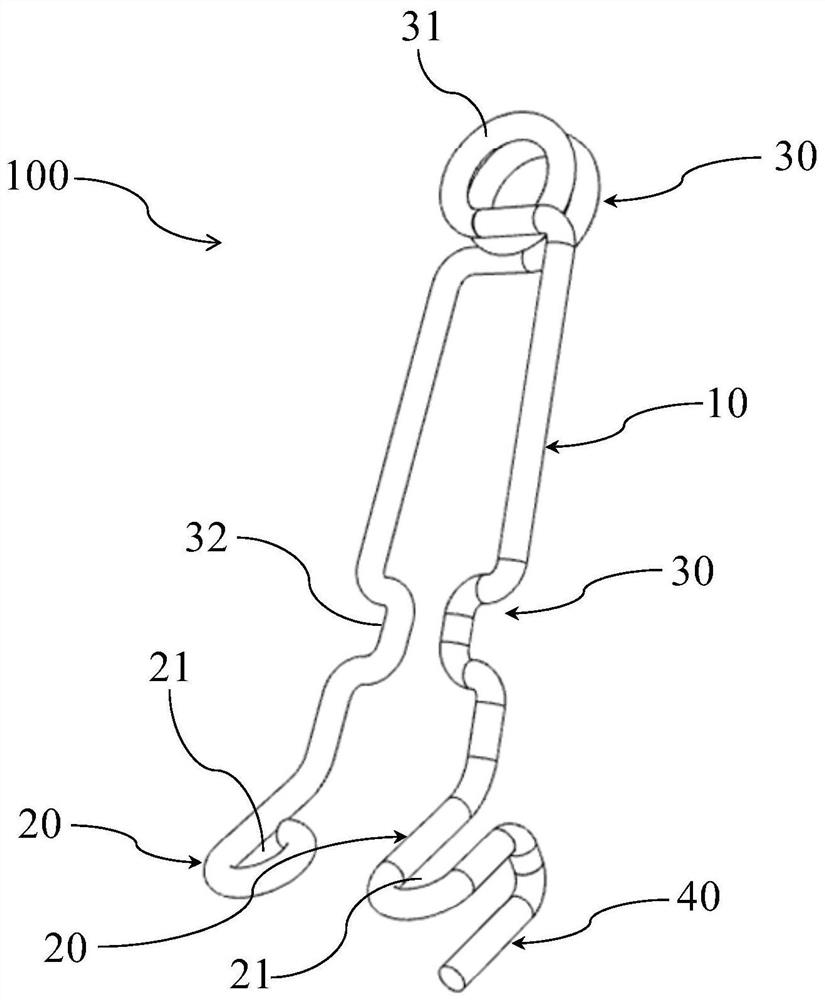 Wire harness fixing frame and clothes processing device with same