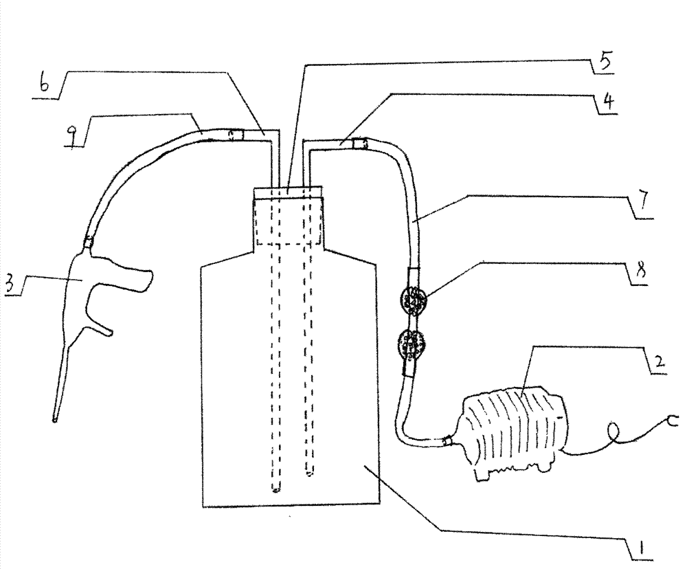 Simple liquid strain inoculation device