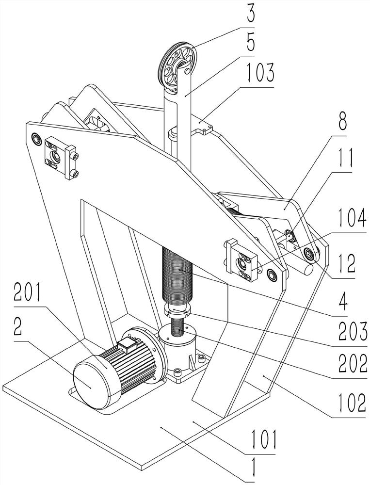 Constant-tension buffering mechanism based on hinge zero-stiffness spring