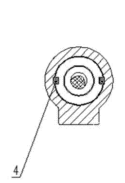 Direct-acting three-working-position isolation switch moving contact device