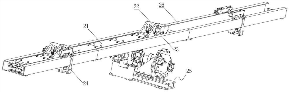 Full-automatic picking and hanging pin-chain system and method for rail transportation