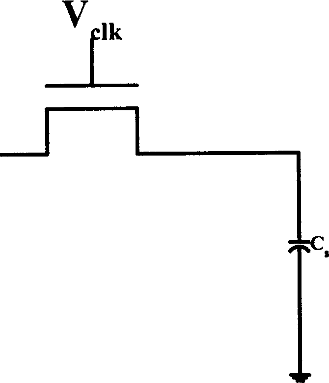 MOS switching grid boosting circuits