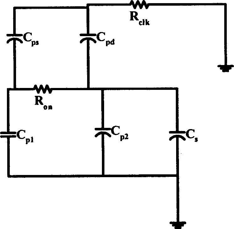 MOS switching grid boosting circuits