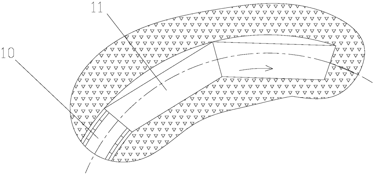 Shield machine with multi-section spherical hinge structure