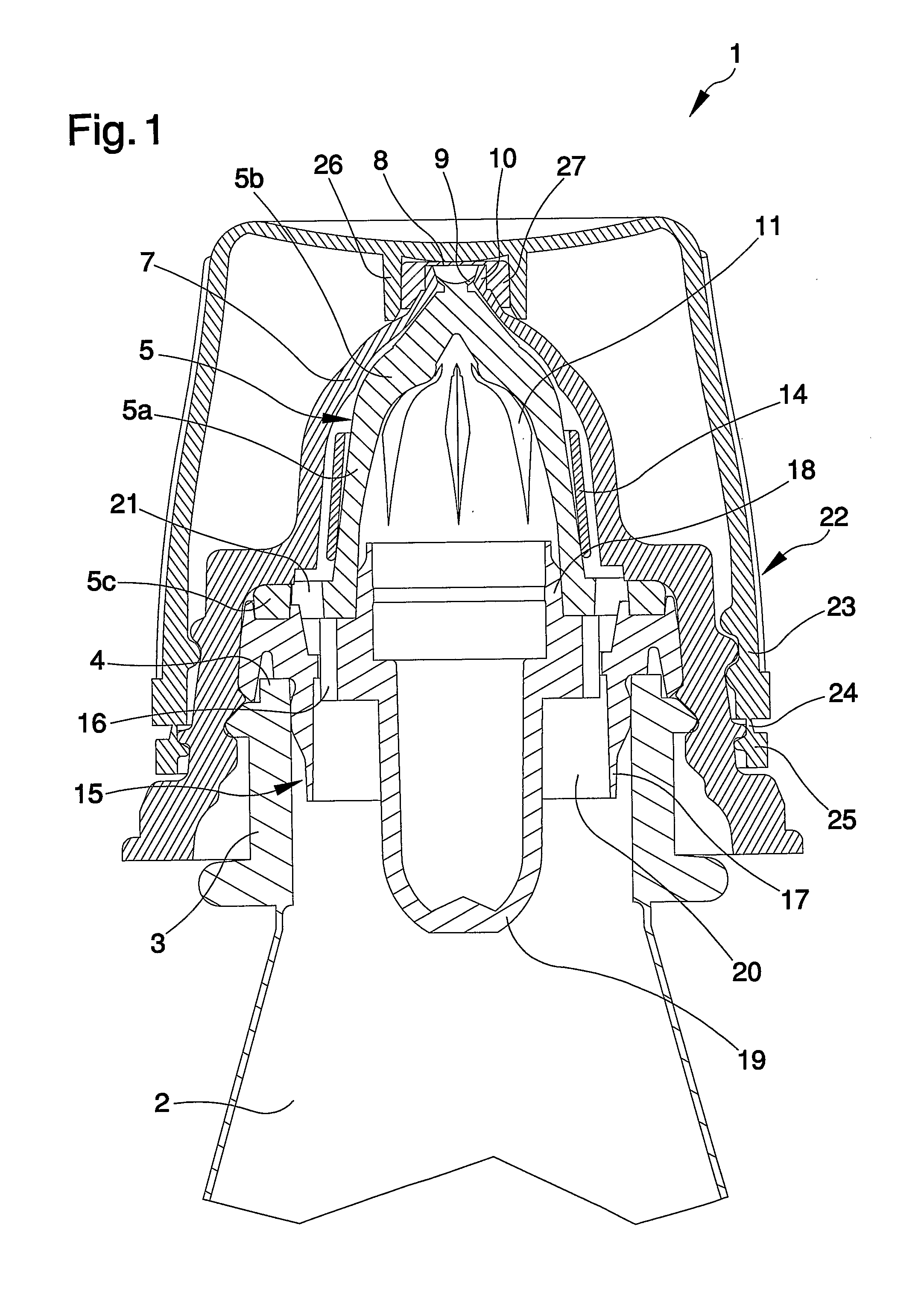 Bottle for containing fluids, particularly for pharmaceutical products or the like