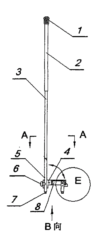 Multifunctional labor-saving walking stick