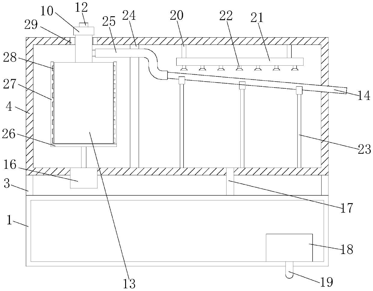 Petroleum distillation experiment device convenient to operate