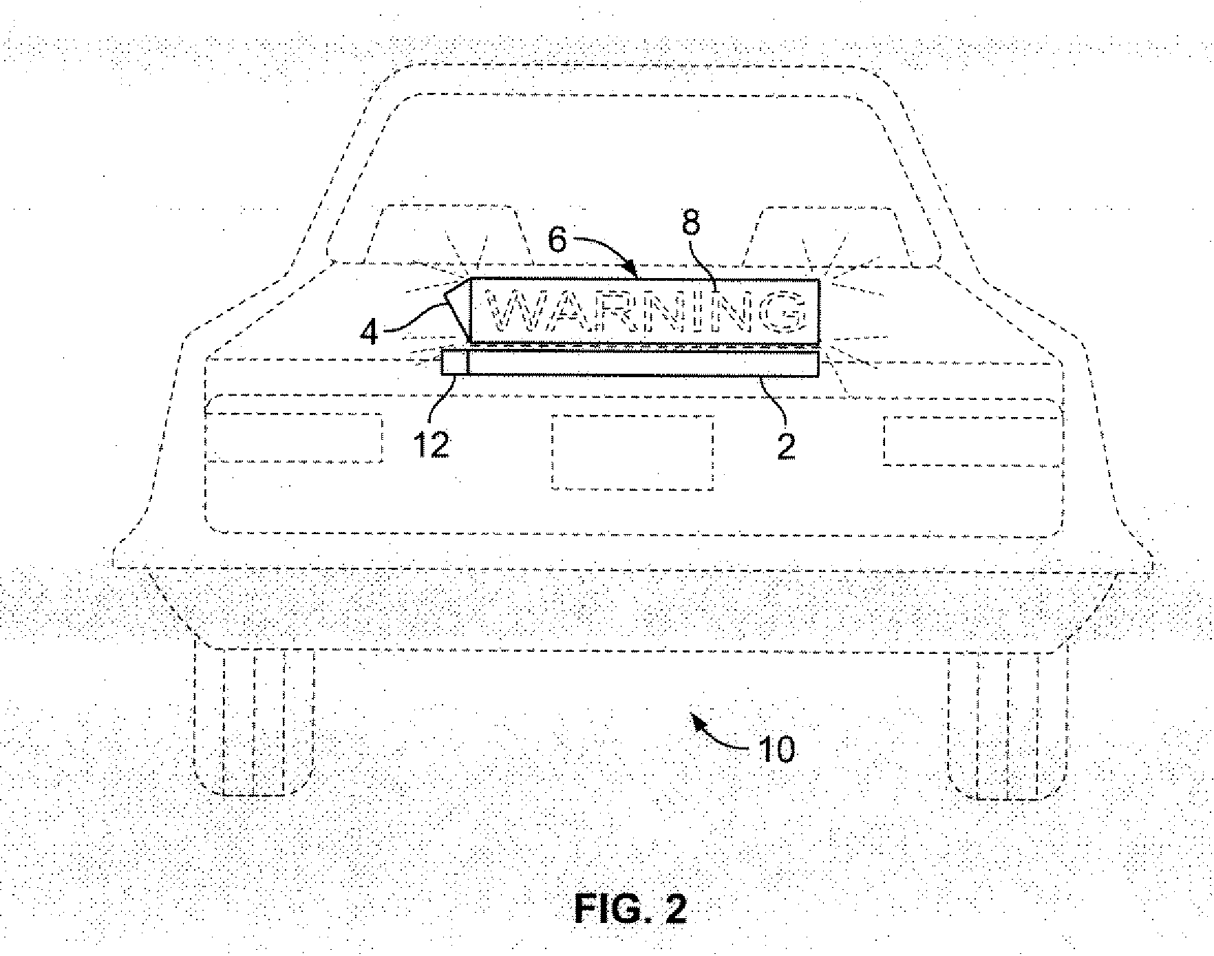 Method and apparatus for an automobile that alerts others to unsafe driving conditions or an automobile accident