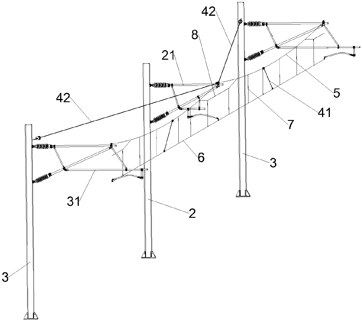 Chinese standard contact network system