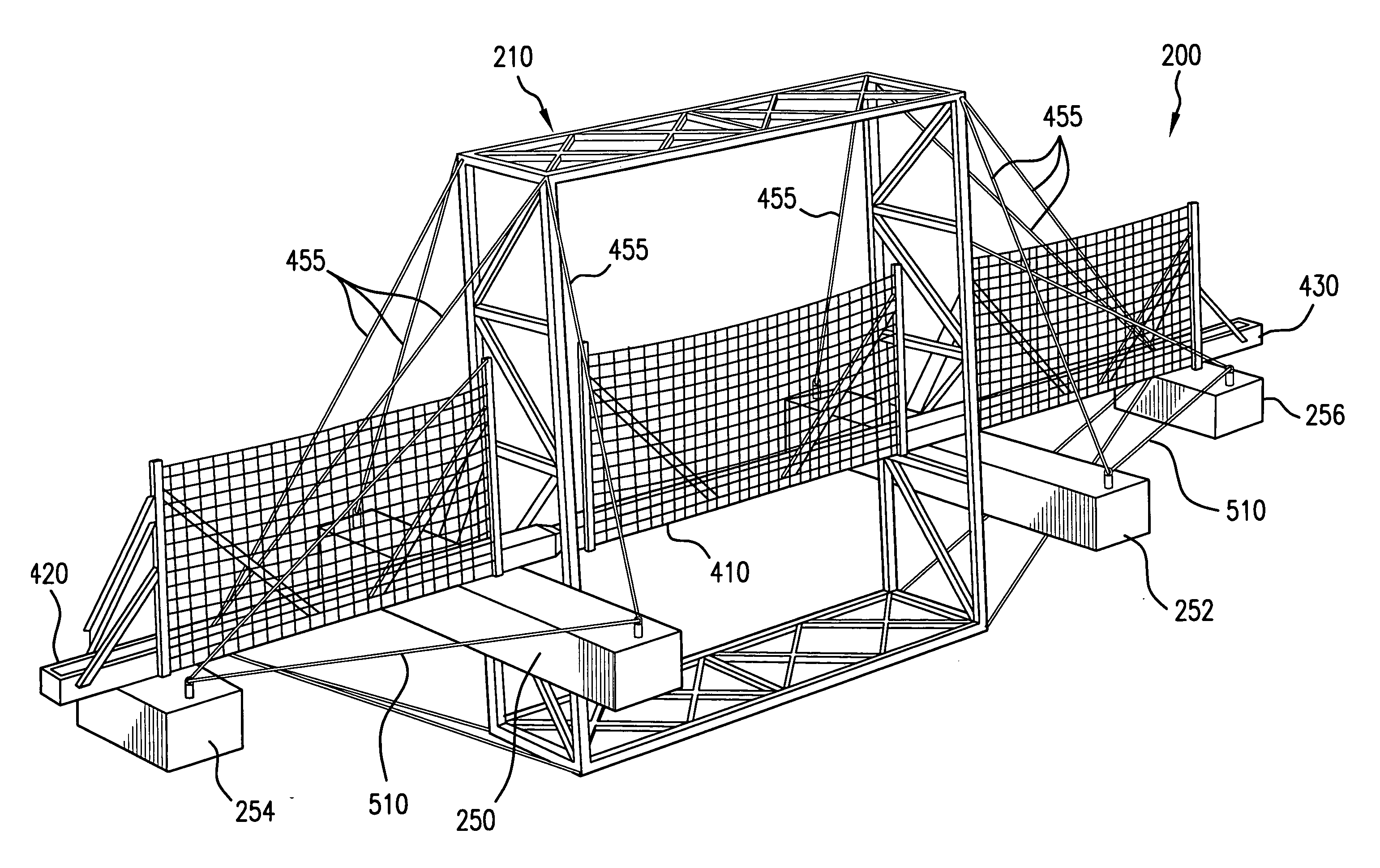 Floating protection barrier gate