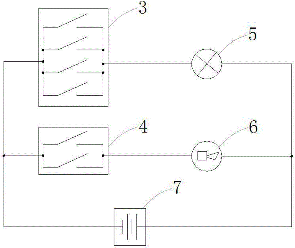 Scaffold fastener slipping alarm device and installation method thereof