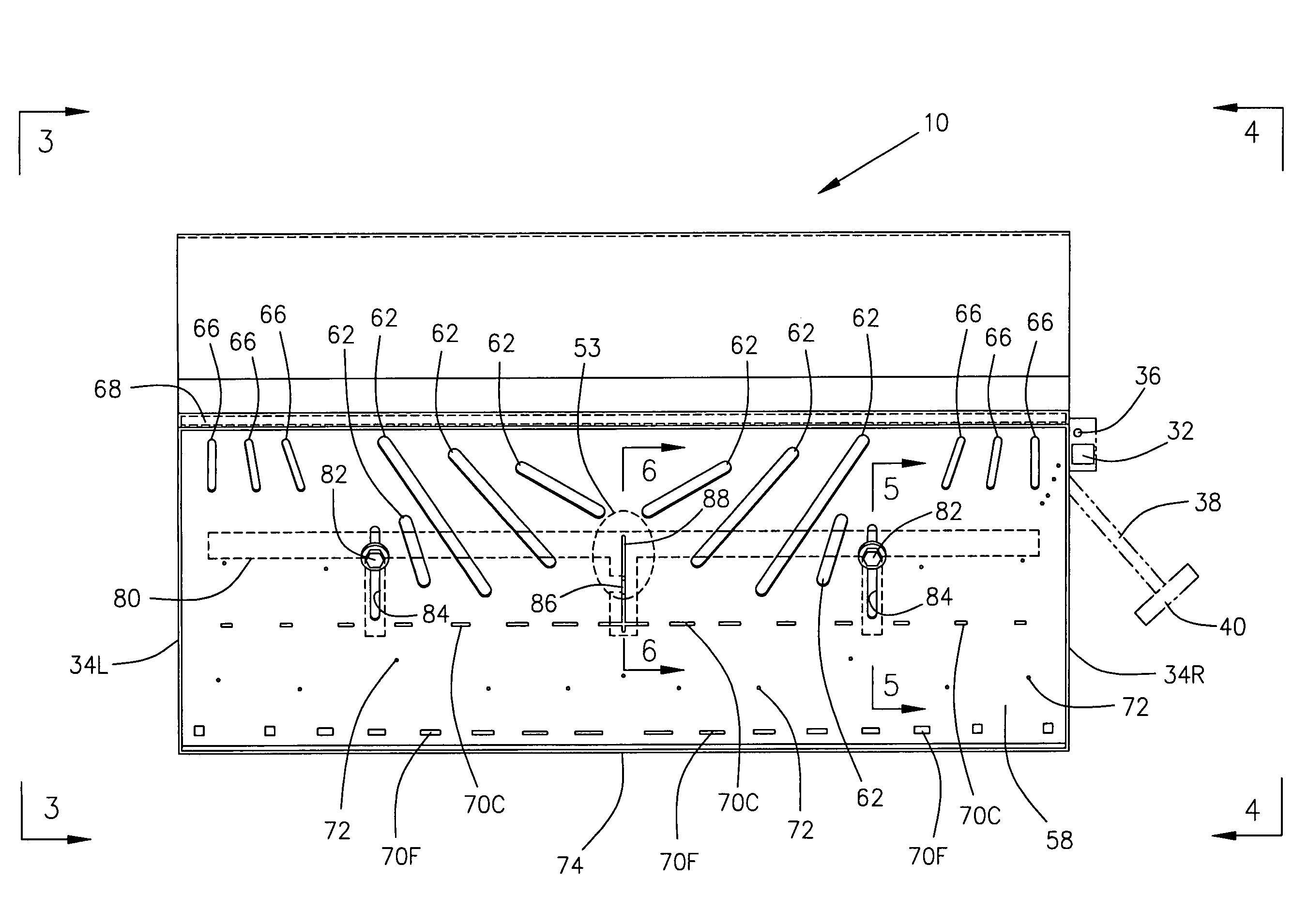 Modular propane gas log burner