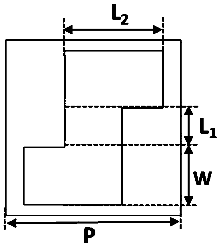 All-dielectric ultra-thin two-dimensional circularly polarized dichroic device and its preparation method