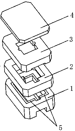 CPU component product suite packaging box and packaging method