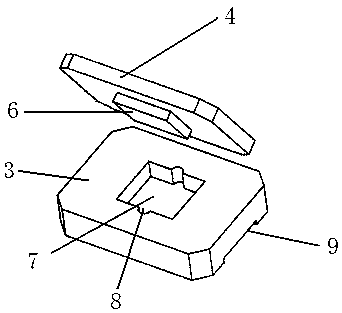 CPU component product suite packaging box and packaging method