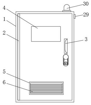 High-low voltage power transformation cabinet and electric leakage control system