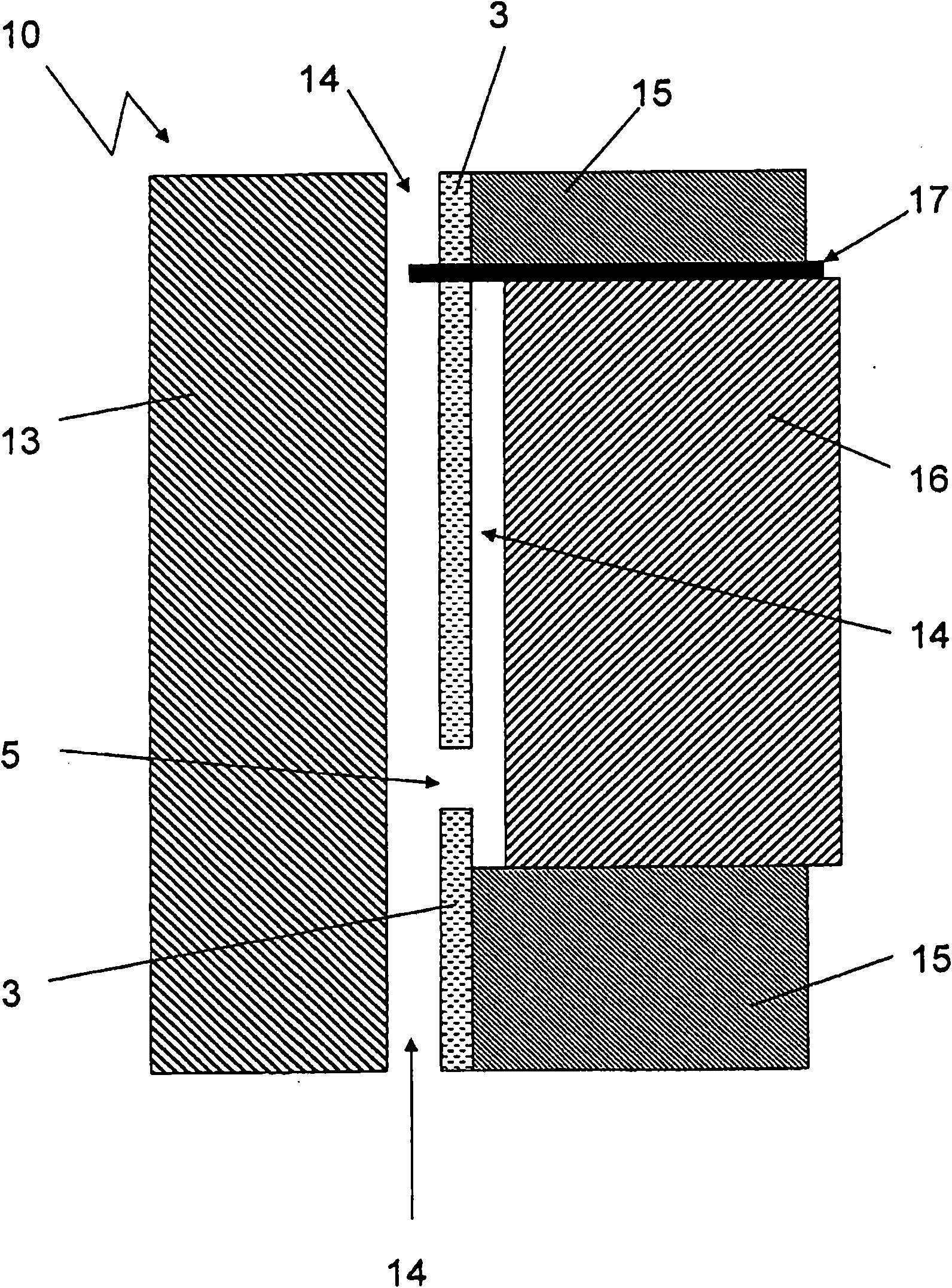 Internal panel component with integrated airbag cover