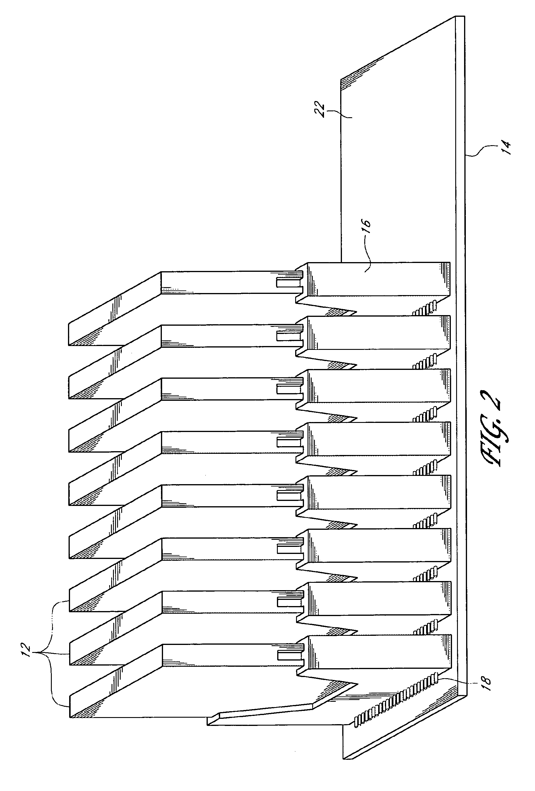 Memory card magazine system