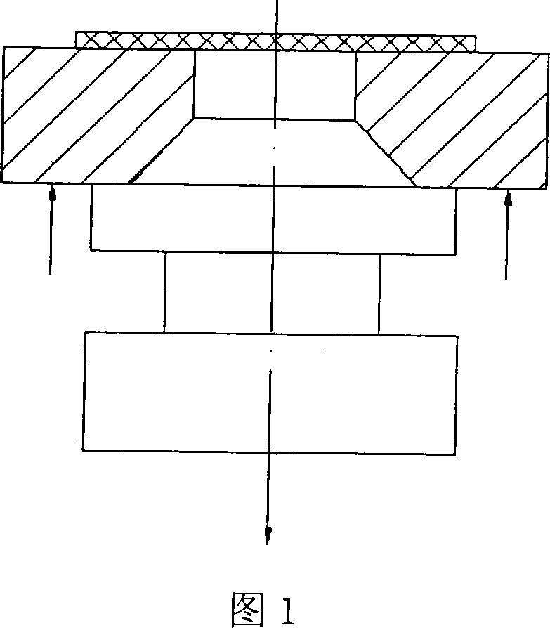 Method for testing high-combination performance coating strength based on pressure experimental device and its sample