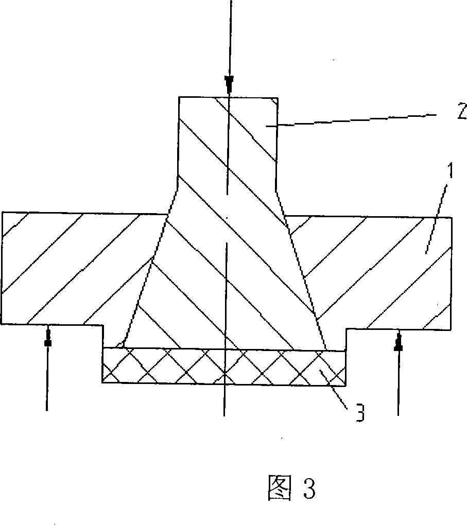 Method for testing high-combination performance coating strength based on pressure experimental device and its sample