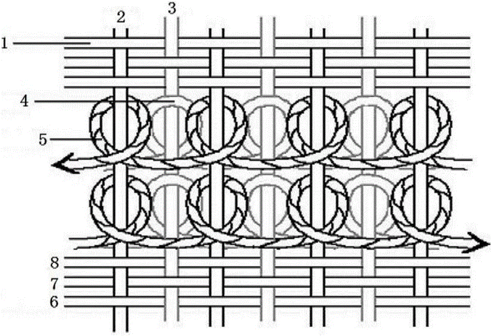 Method for weaving circled golden carpets