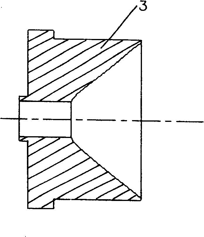 Stepless separation ring for wire horizontal continuous casting and its usage method