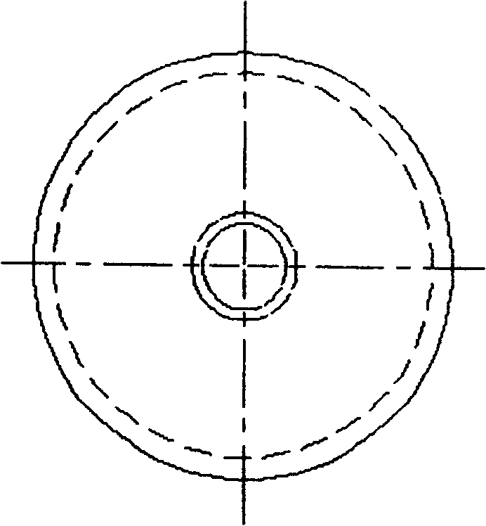 Stepless separation ring for wire horizontal continuous casting and its usage method