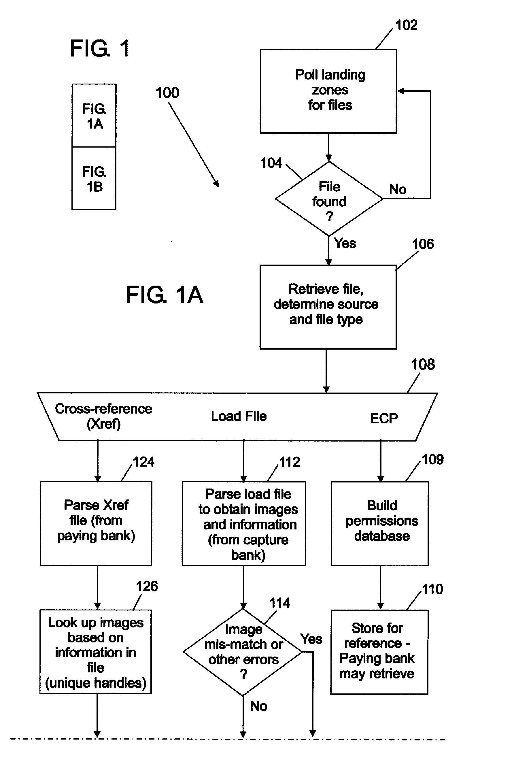 Centralized check image storage system