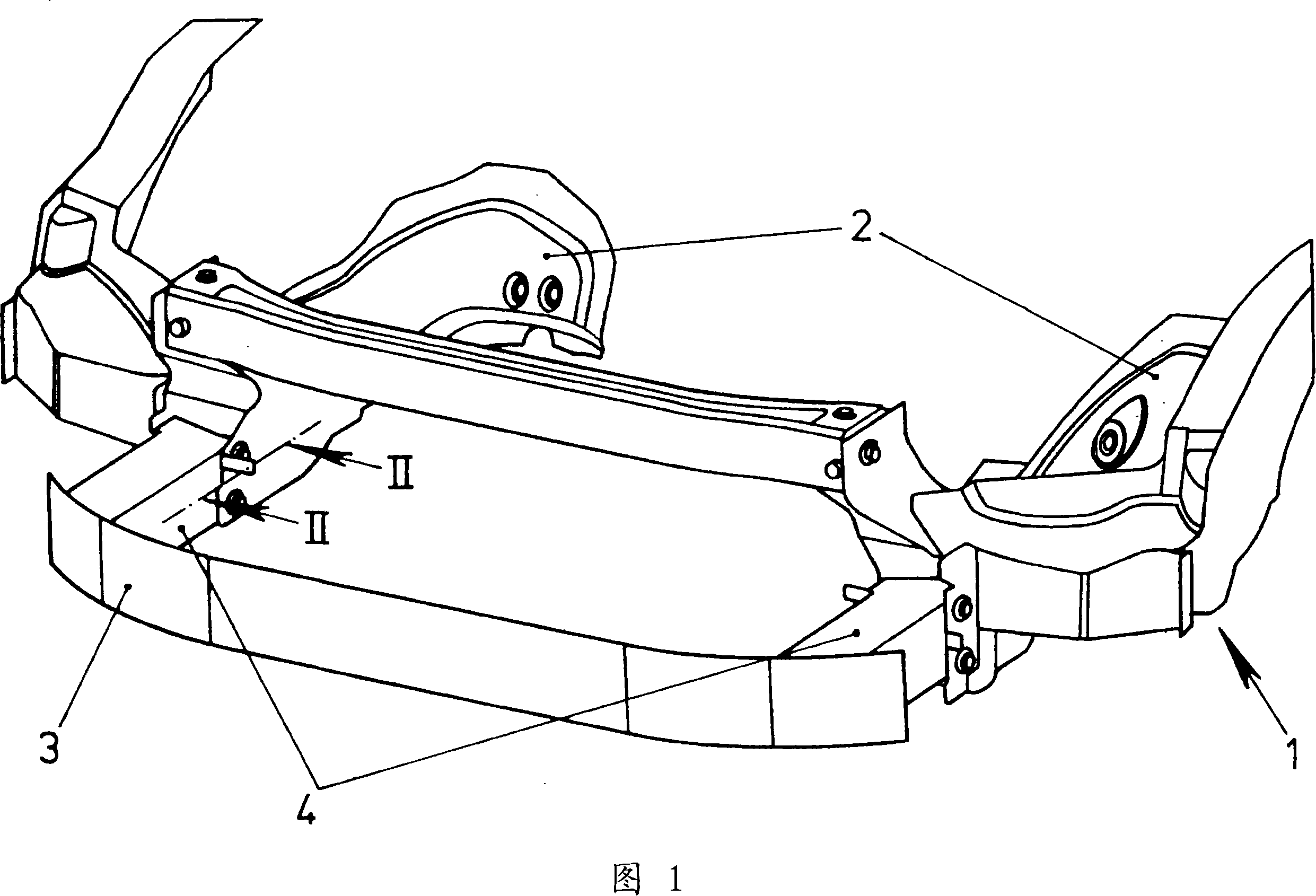 Vehicle body for a motor vehicle