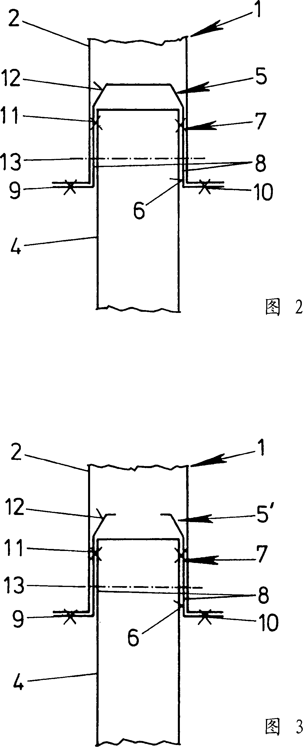 Vehicle body for a motor vehicle