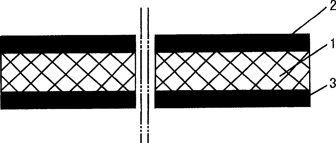 Double-side hot-melt adhesive film and process for making same