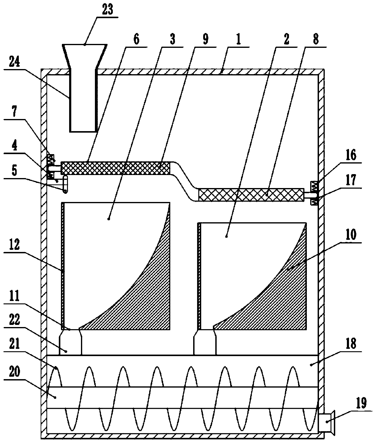 Plant for preparing recycled construction materials from construction waste