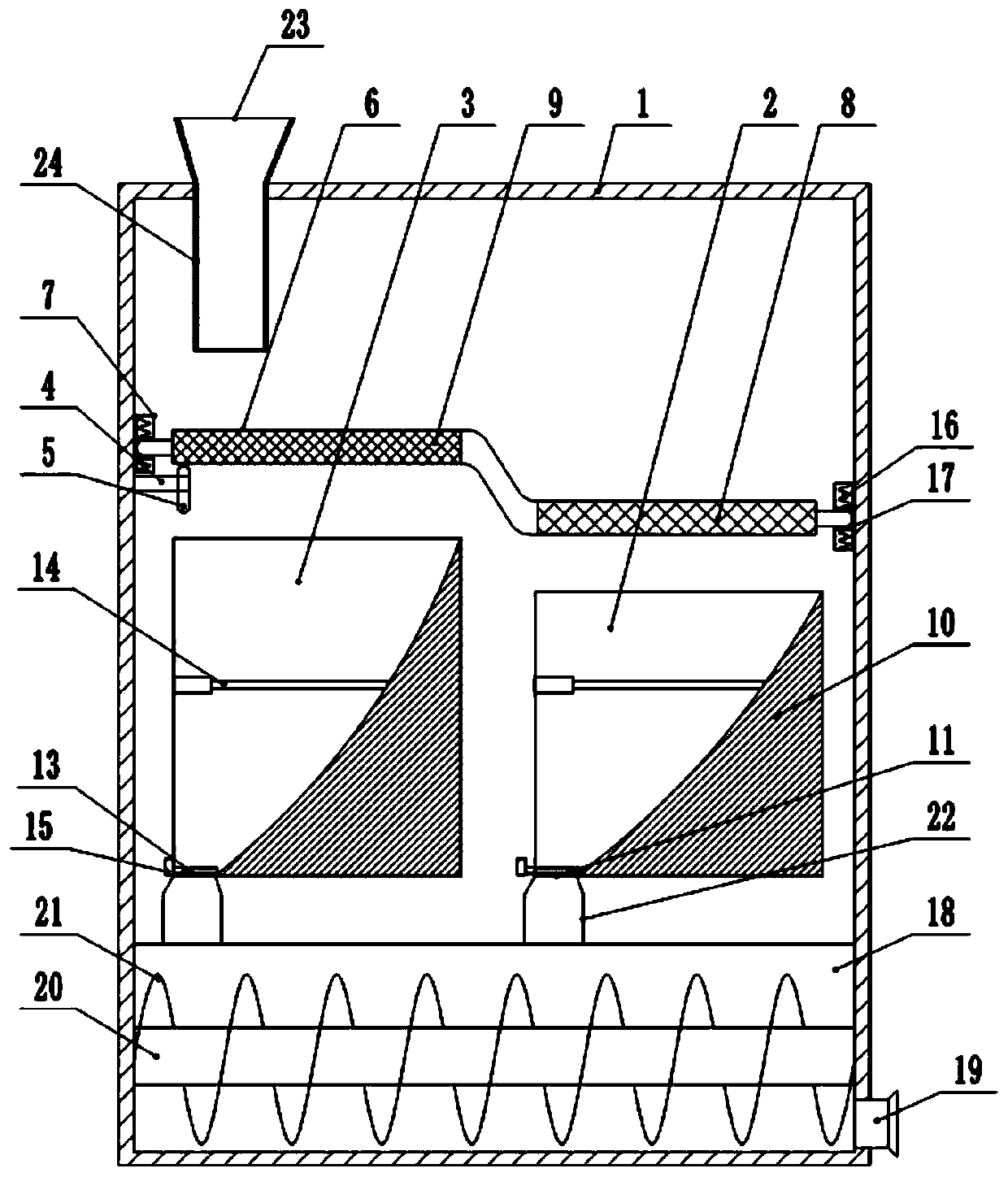 Plant for preparing recycled construction materials from construction waste