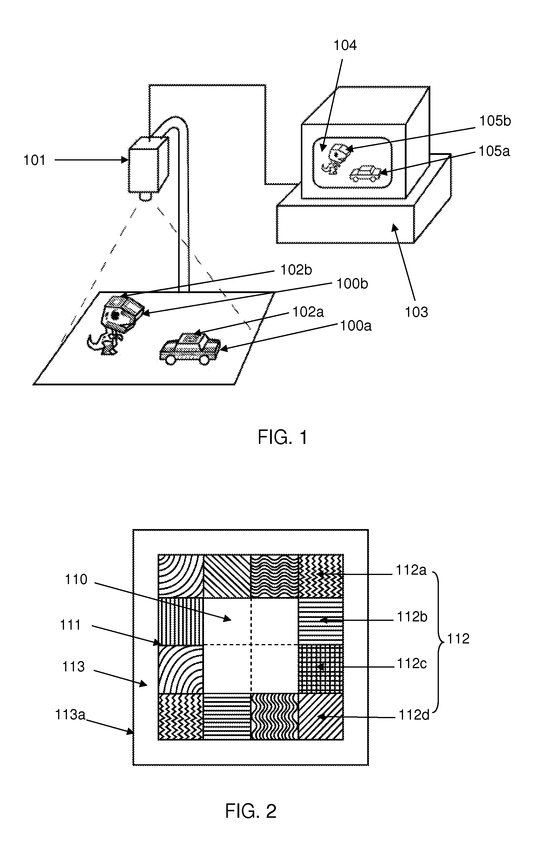 Video image based tracking system for identifying and tracking encoded color surface