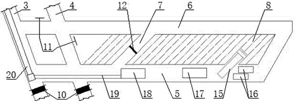 Coal mining method of full-negative-pressure continuous mining machine for leftover coal