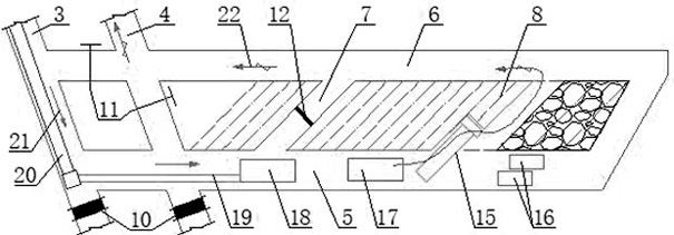 Coal mining method of full-negative-pressure continuous mining machine for leftover coal