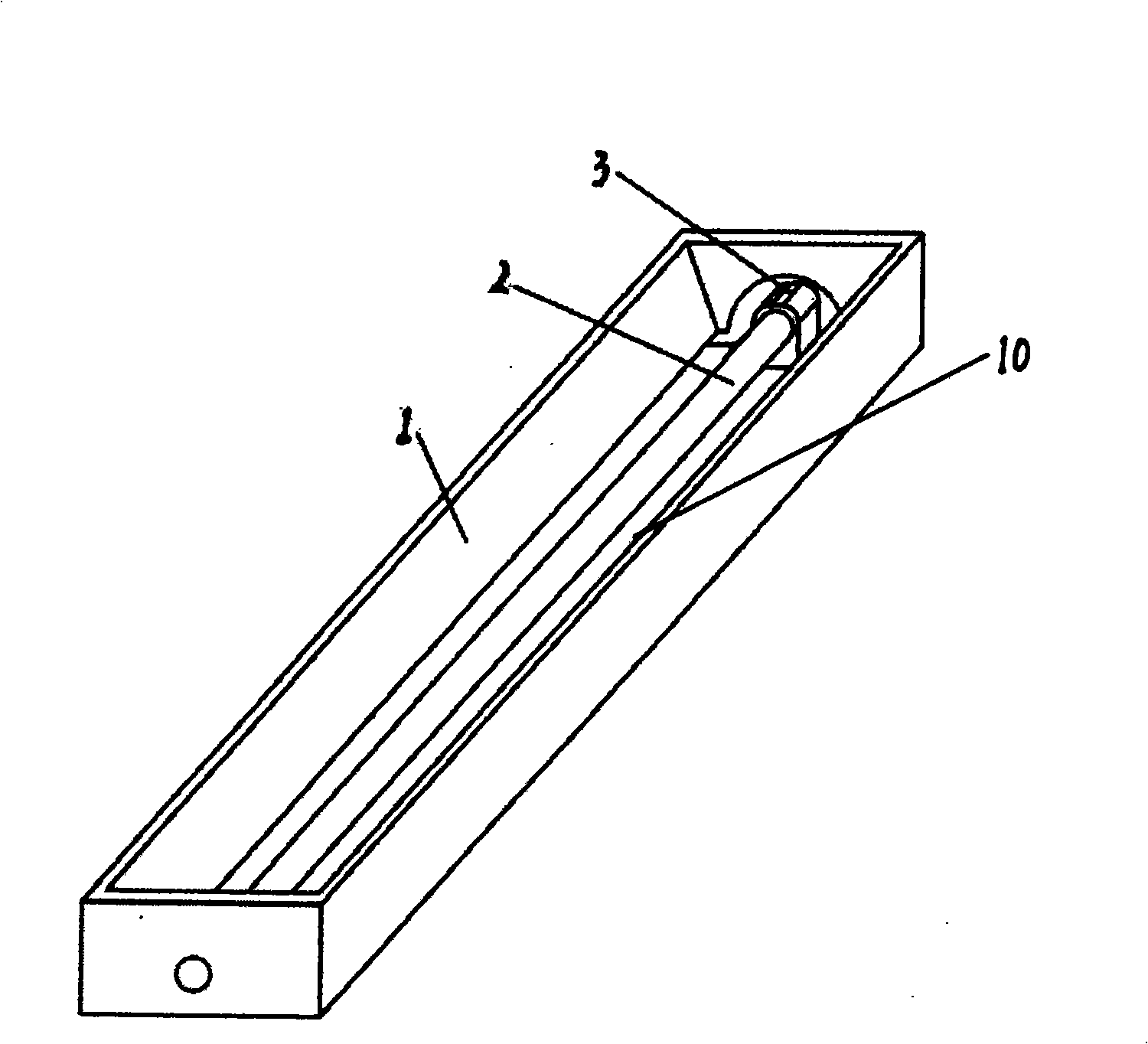 Optical wand -type LED lighting source