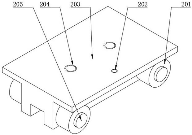 Measuring device for three-dimensional coordinate values of complex bent pipe