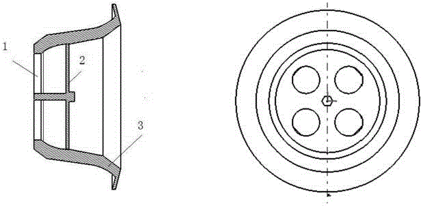 Machining method for helicopter fairing supporting piece