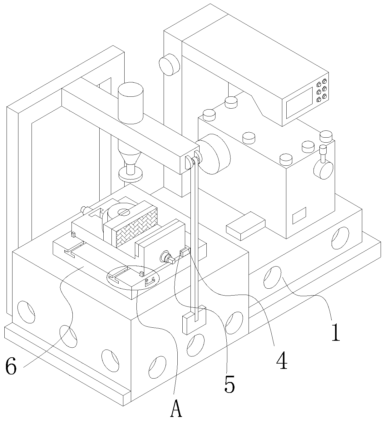 Valve machining clamp convenient to use, disassemble and assemble