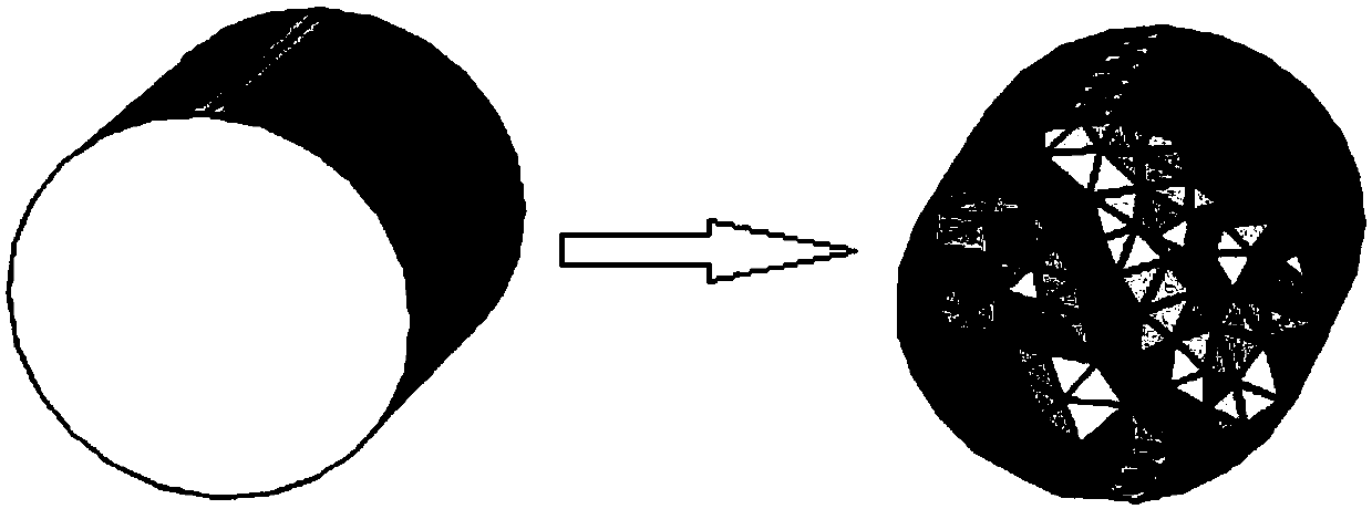 Method for analyzing transient characteristics of metal medium target by body-surface division shooting and bouncing ray method