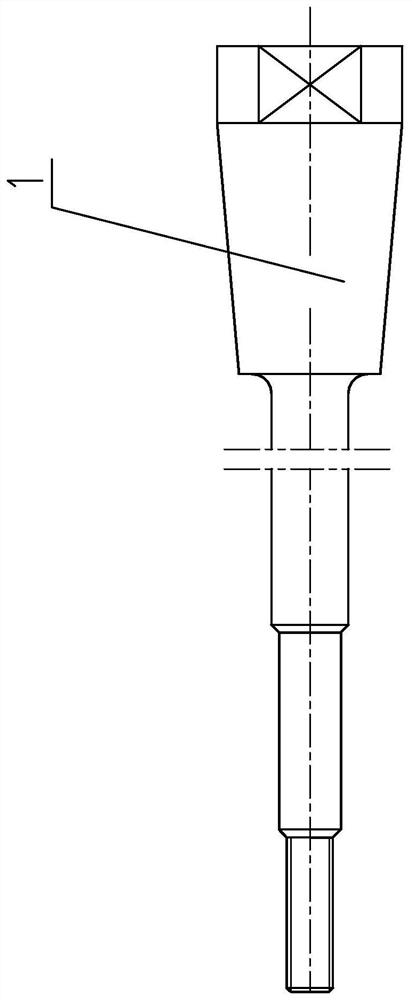 Welding method for central nozzle flange and nozzle corrugated pipe body of 300MW-level gas turbine