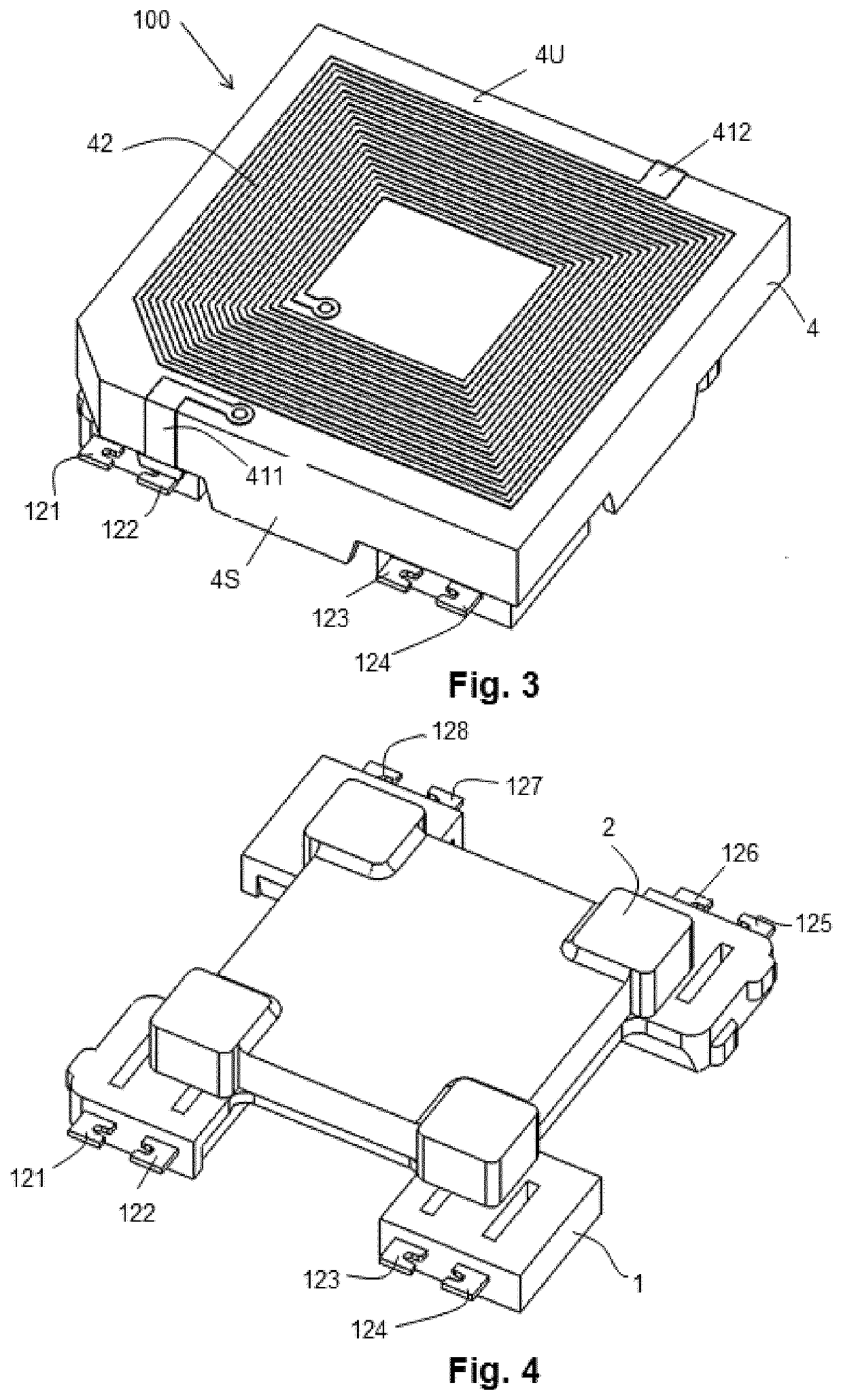 Antenna device for HF and LF operation