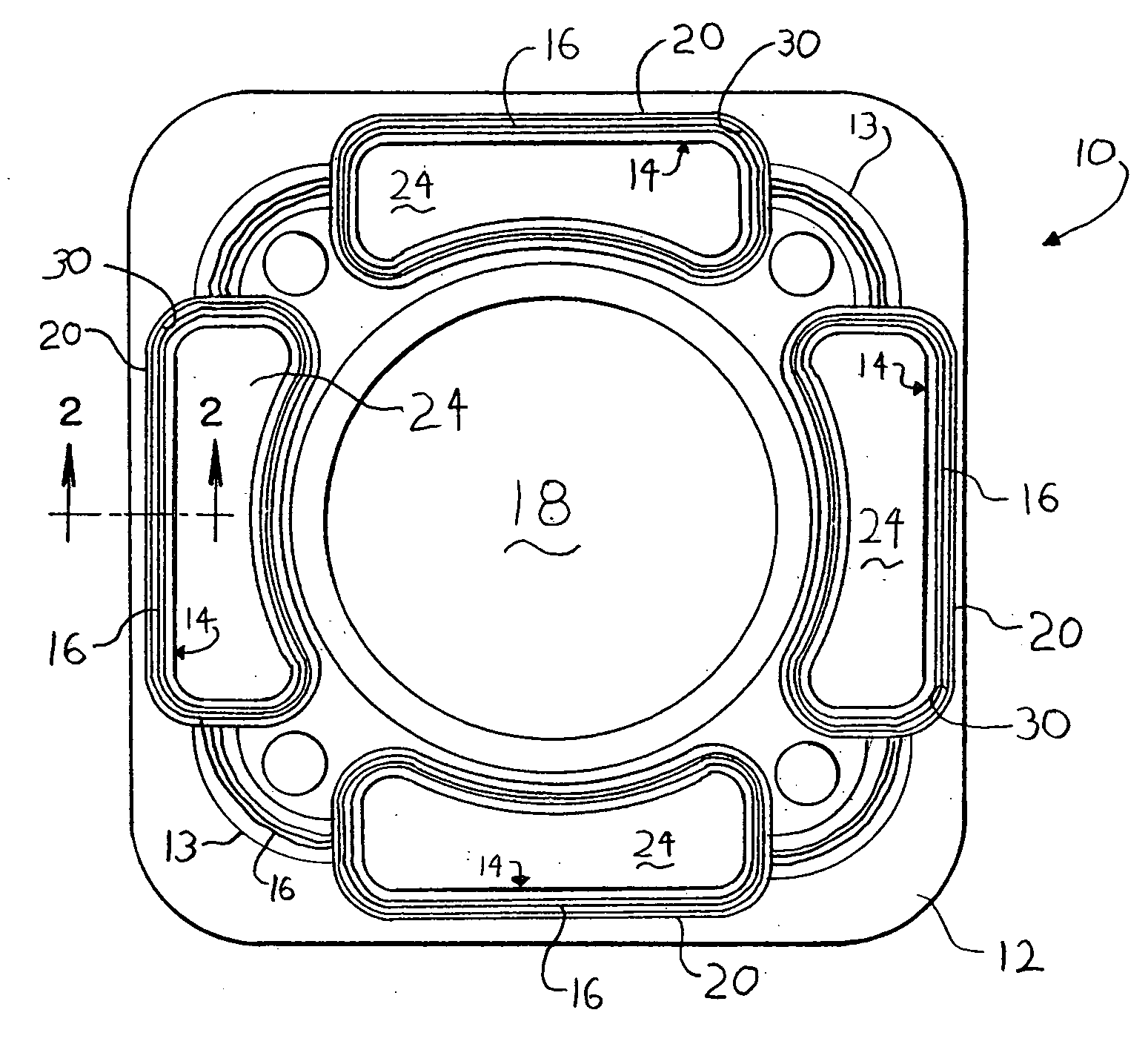 Gasket assembly and method