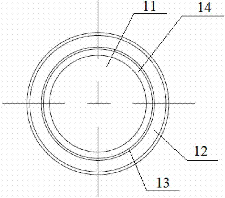 Extrusion needle and extrusion method for large-specification thin-walled pipe or hollow profile