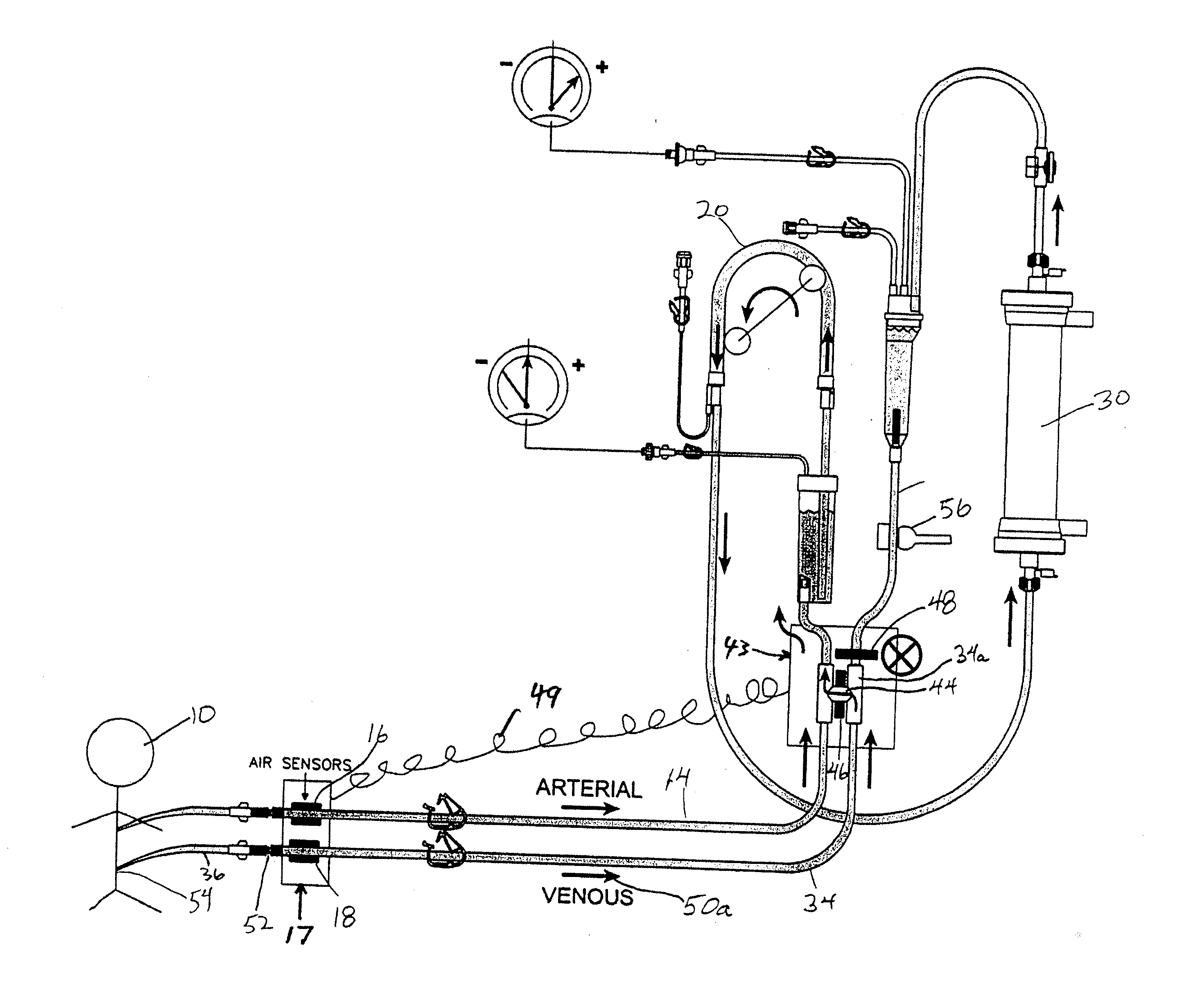 Blood leak monitoring method and apparatus