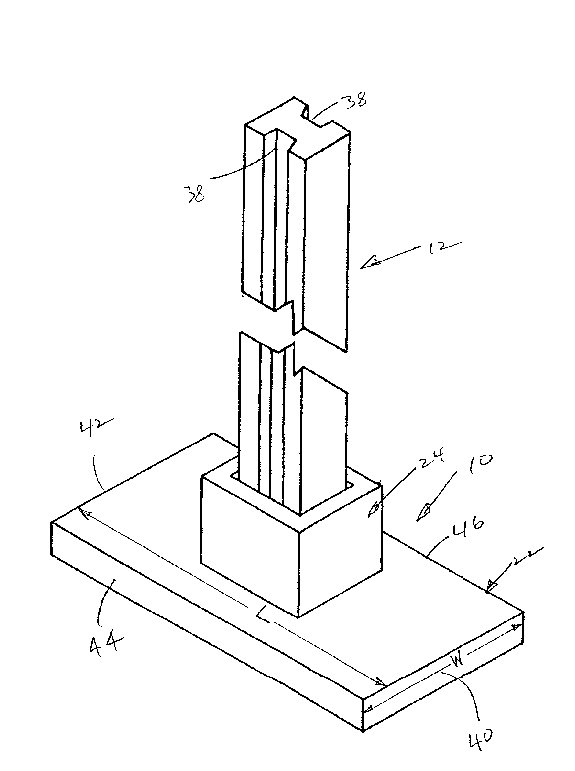 Footing for sound-barrier walls