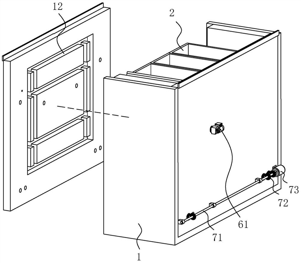 Intelligent arc-shaped two-way display cabinet for refrigerated food