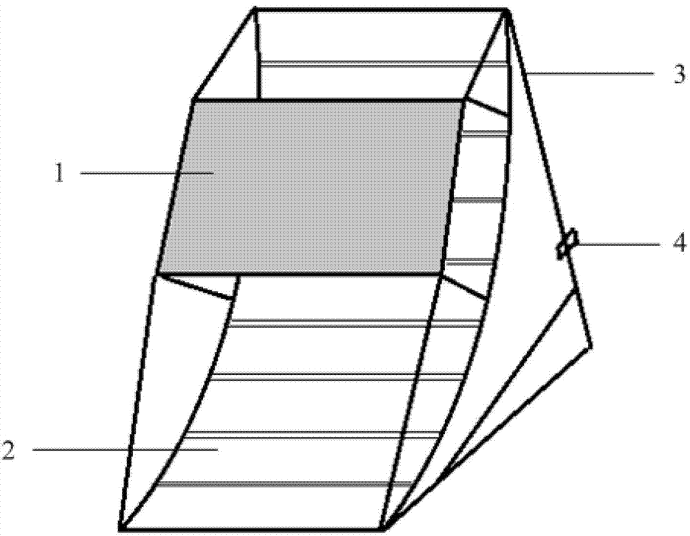 Light-concentrating type flat solar water boiler and manufacturing process of light concentrating mirror thereof