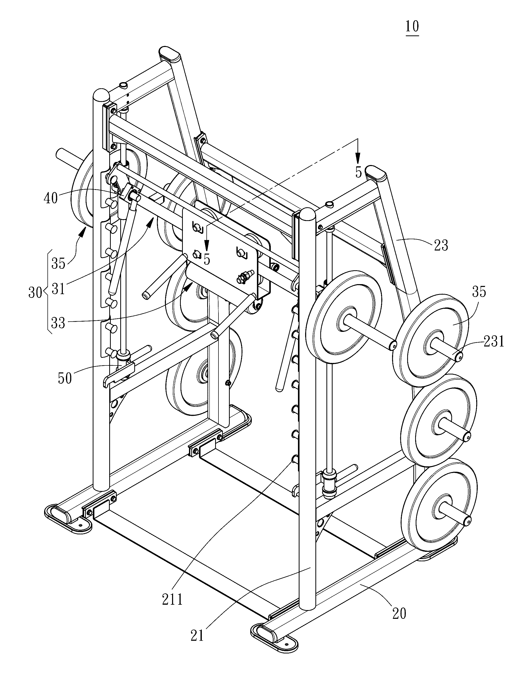 Multifunctional leg training machine